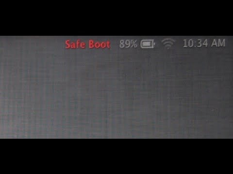 Safe mode start for mac